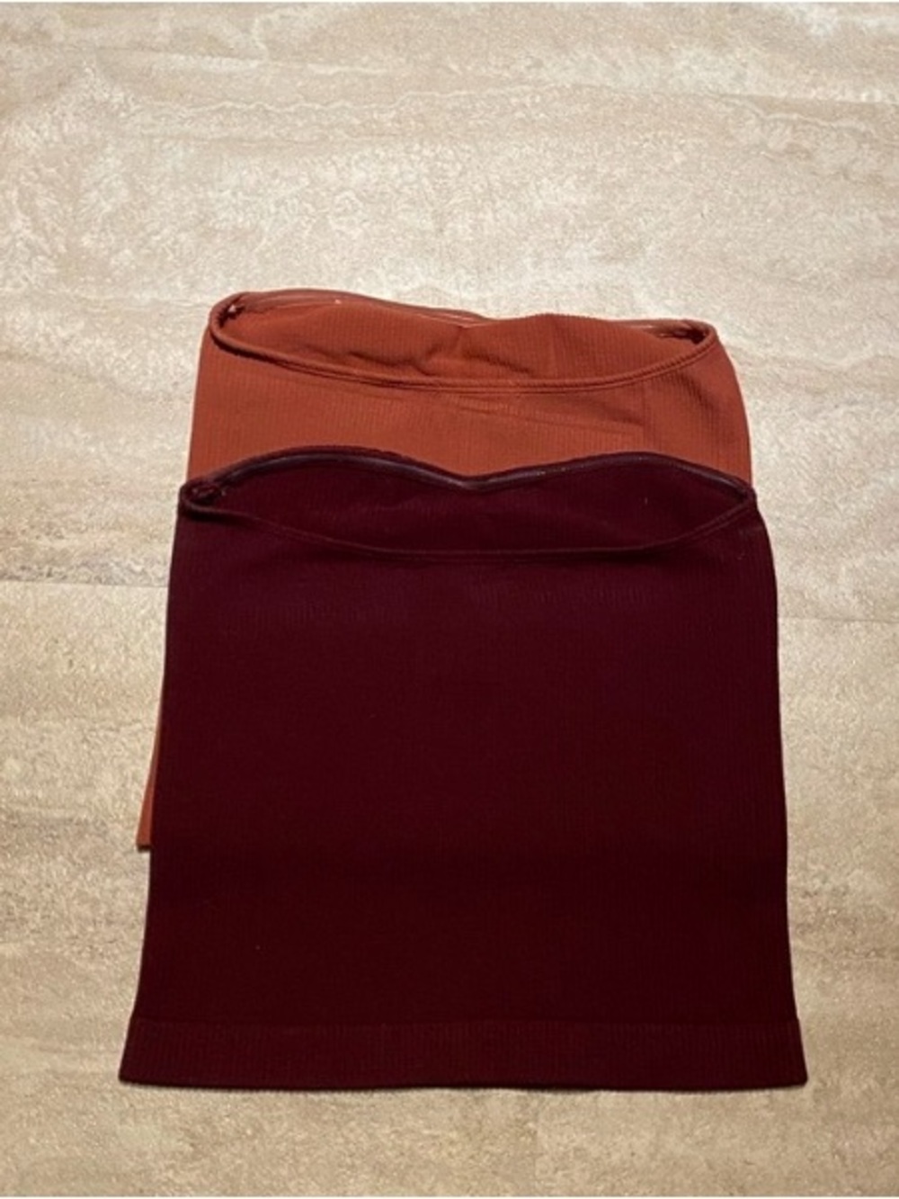 Dynamite Ribbed Strapless Crop Tops 2/$20 - Picture 2 of 5